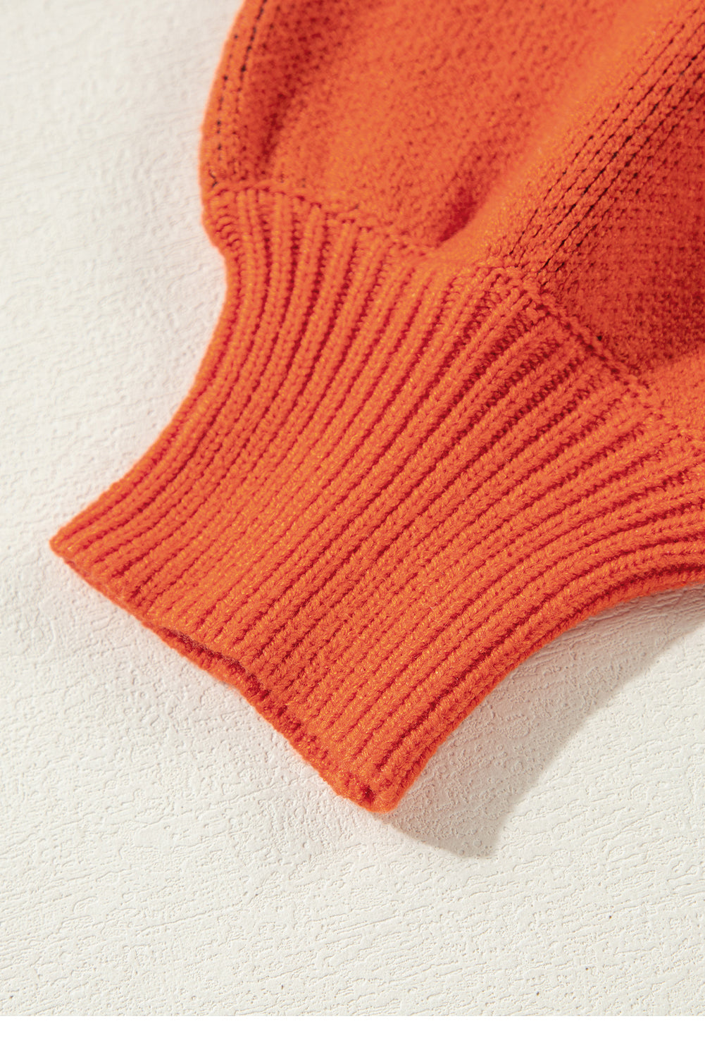 Orange halloween kürbis gesicht muster drop shoulder pullover