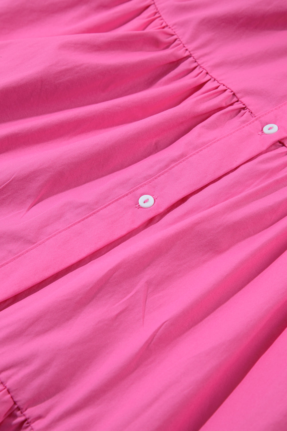 Bonbon -pailletten -Bewaar shirt Blouse -jurk met verzamelde mouwen