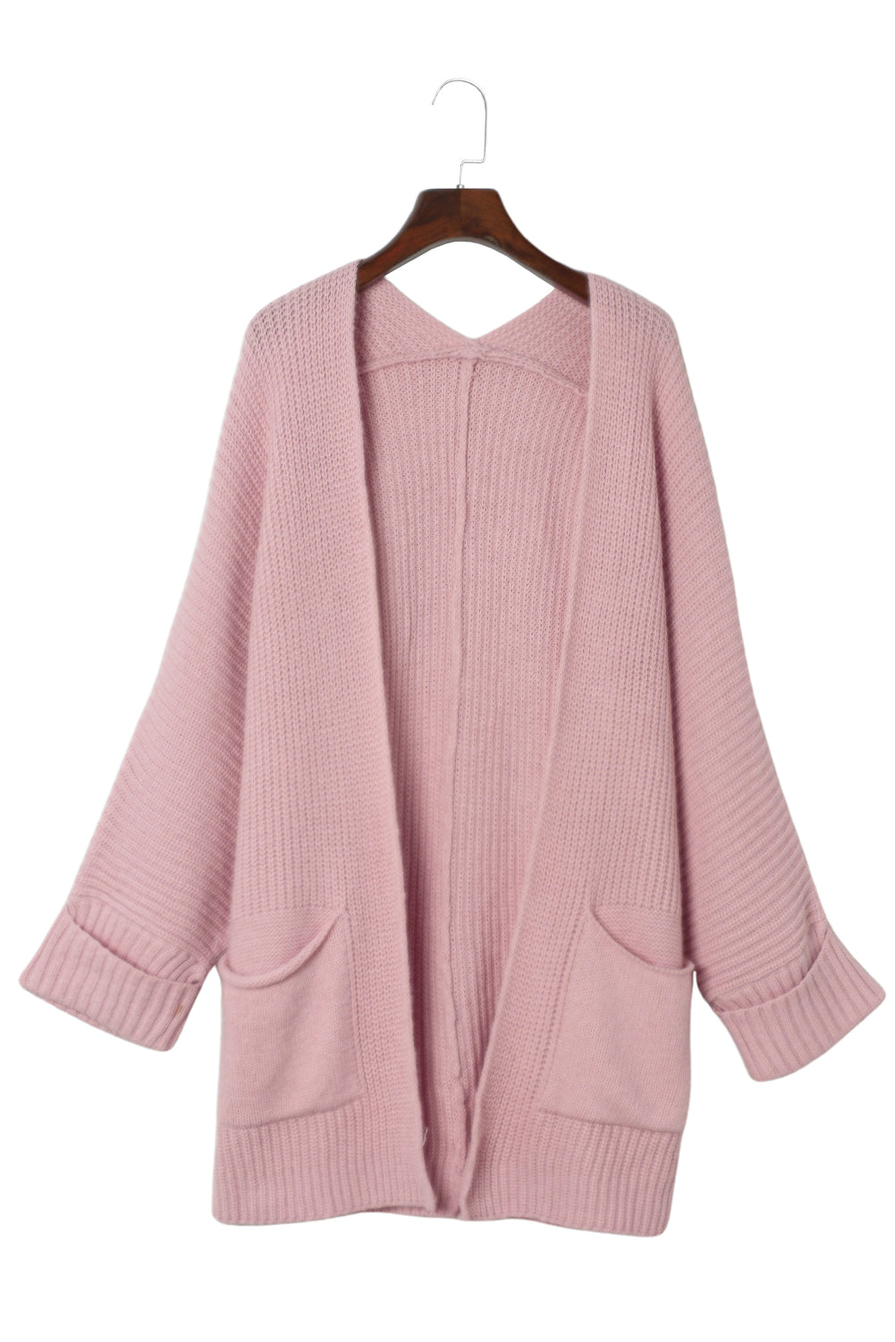 Rosa oversized trui met geconverteerde mouwen Cardigan