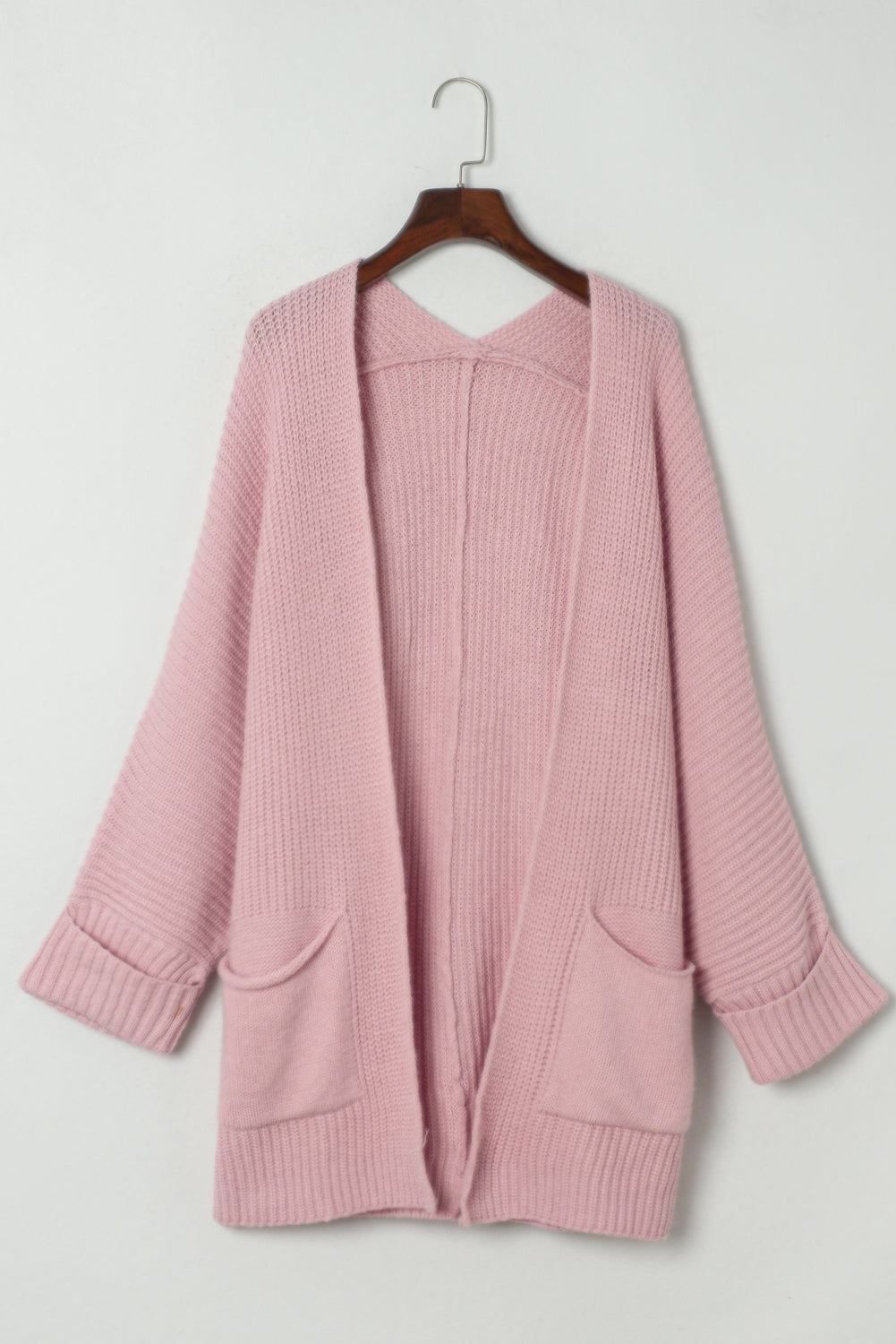 Rosa oversized trui met geconverteerde mouwen Cardigan