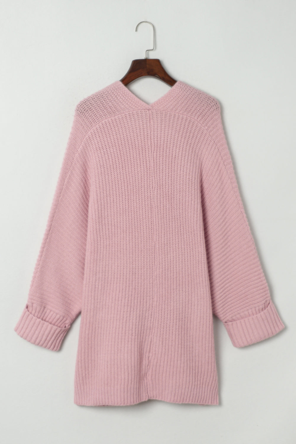 Rosa oversized trui met geconverteerde mouwen Cardigan