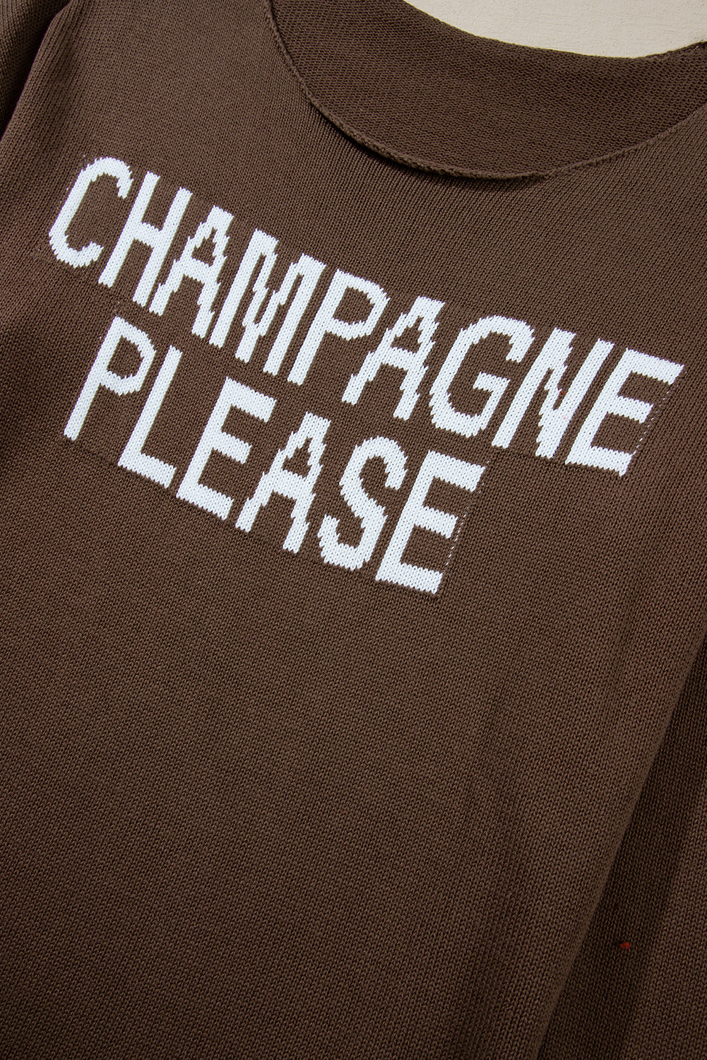 Wüstenpalme champagne please grafik pullover