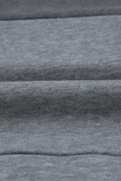 Grau rundhalsausschnitt colorblock plus größe pullover