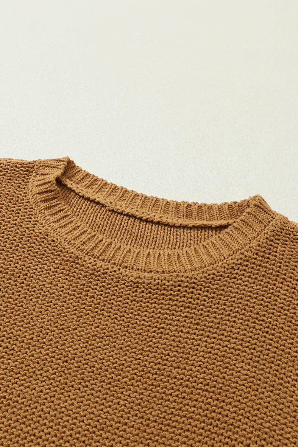 Brauner slouchy textured knit loose pullover